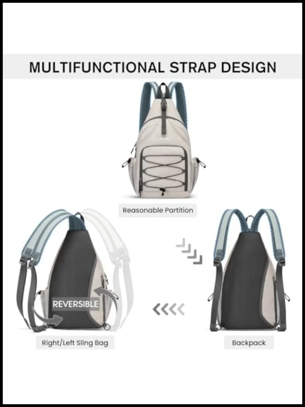 Large Pickleball Backpack with Padded Laptop Compartment, Versatile Crossbody